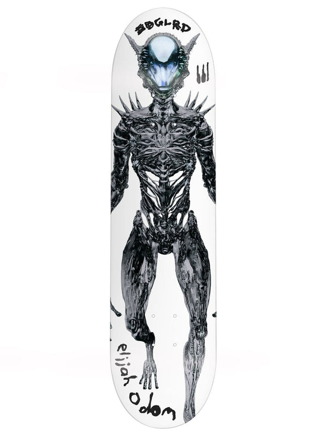 EDGLRD Flexrx Elijah Odom 8.25'' & 8.5'' Skateboard Deck 2025 | WHITE