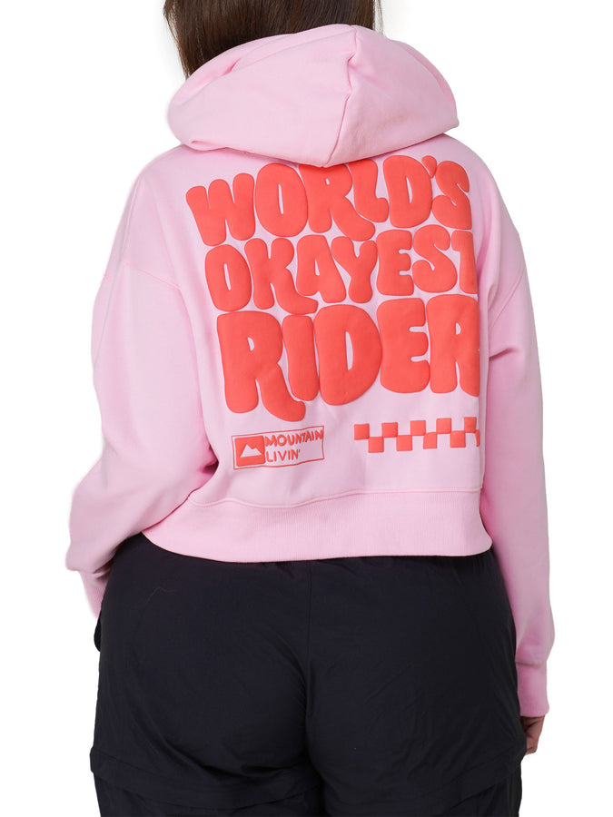 Notice The Reckless Okayest Rider Cropped Hoodie Holiday 2026 | PINK