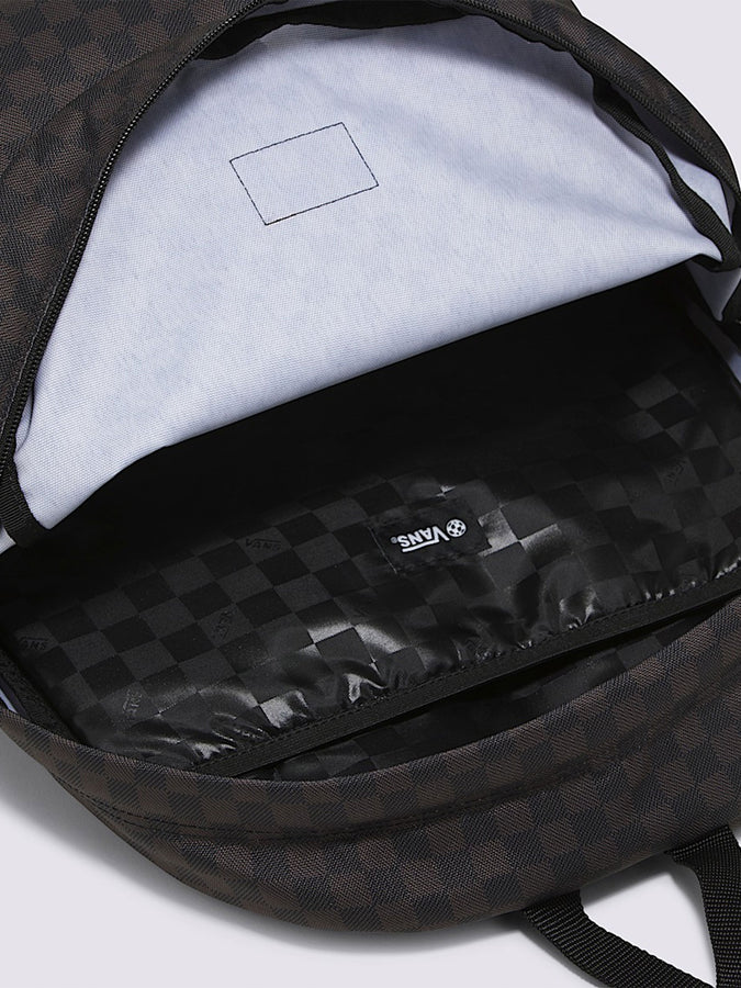 Vans Old Skool Check Backpack | BLACK/CHARCOAL (BA5)