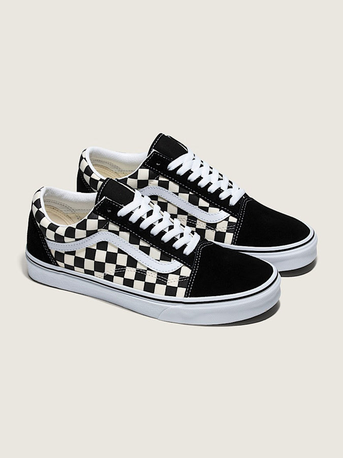 Vans Old Skool Primary Check Black/White Shoes | PRIMARY CHECK BLK/BLANC (P0S)