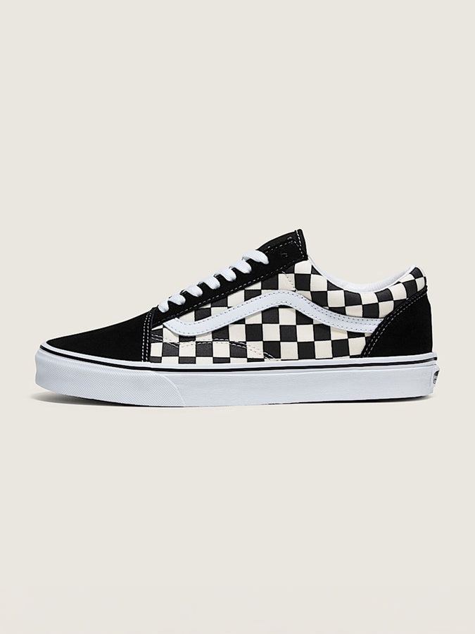 Vans Old Skool Primary Check Black/White Shoes | PRIMARY CHECK BLK/BLANC (P0S)