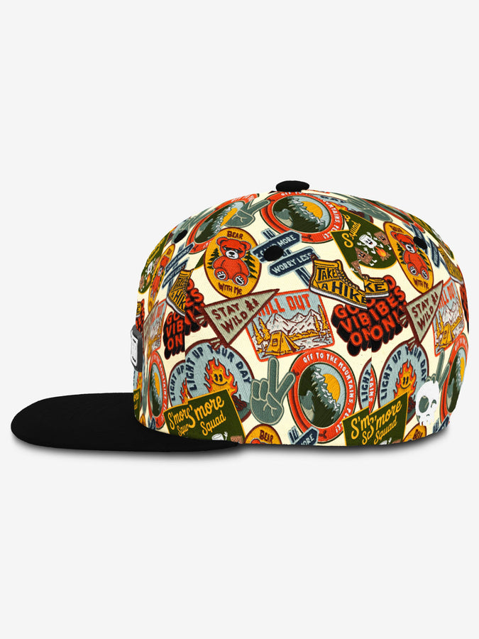 Headster Outdoor Patches Snapback Hat | WARM BUTTER