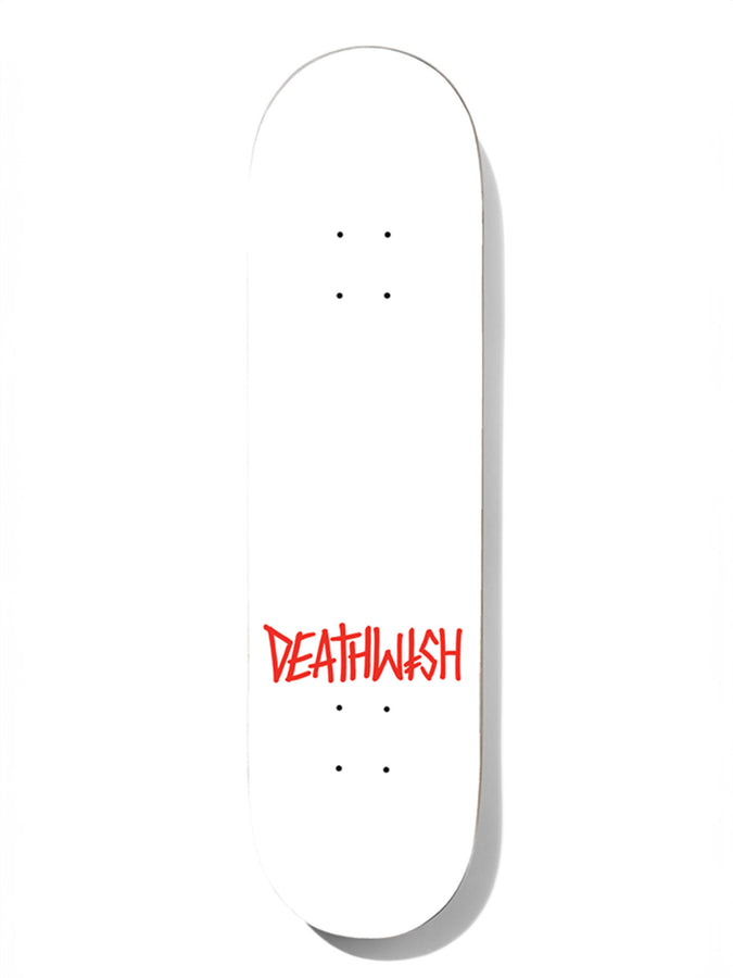 Deathwish Deathwitch Trials Pedro 8.38 Skateboard Deck | WHITE