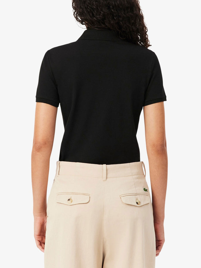 Lacoste L.12.D Slim Fit Stretch Mini Pique Polo Fall 2026 | BLACK (031)