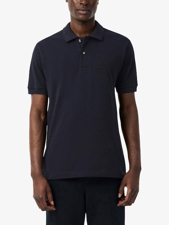 Lacoste Embroidery Detail Petit Pique Short Sleeve Polo Spring 2026 | BLACK (350)