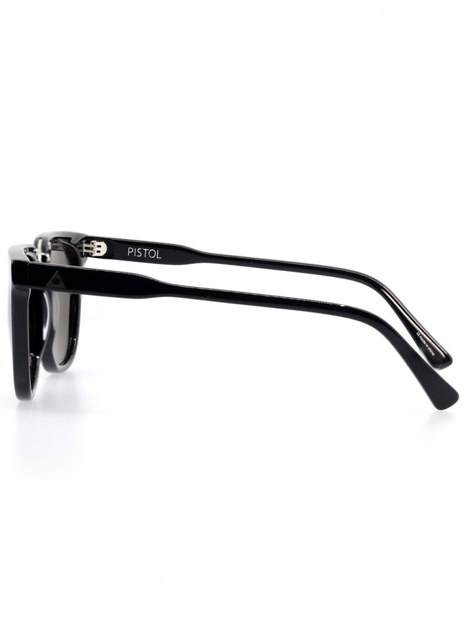 Ahsbury Pistol Black Gloss Sunglasses | BLACK GLOSS
