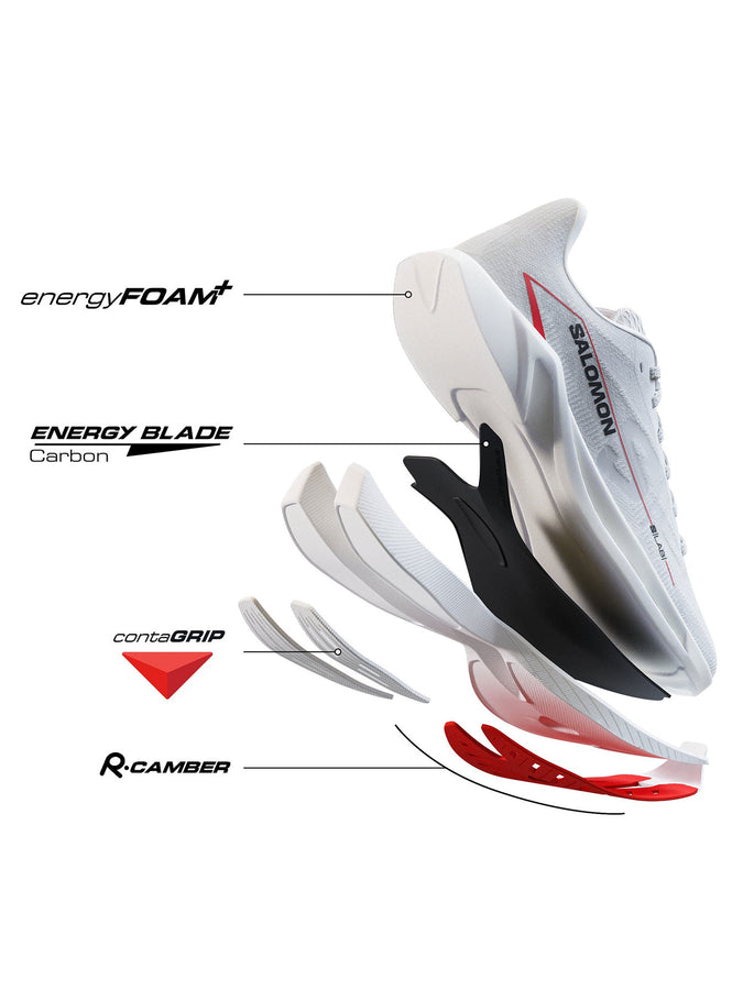 Salomon S/Lab Spectur White/Fiery Red/Black Shoes | WHITE/FIERY RED/BLACK