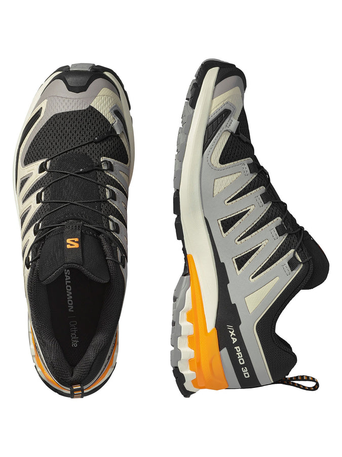Salomon XA Pro 3D V9 Black/Gull/Turmeric Shoes | BLACK/GULL/TURMERIC