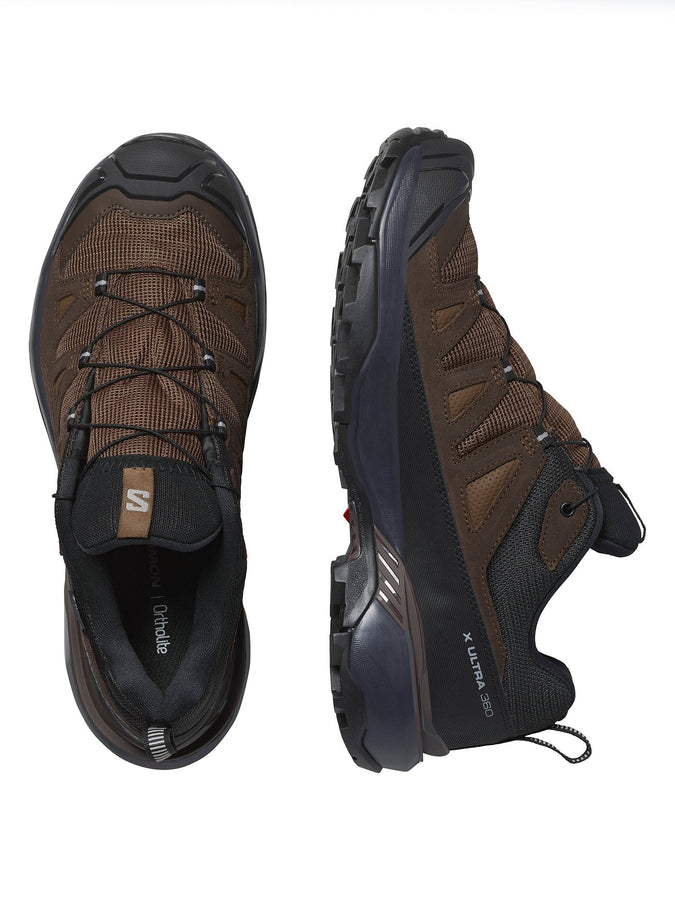 Salomon X Ultra 360 Leather GTX Dark Earth/Sharkskin Shoes | DARK EARTH/DELICIOSO/SHARKSKIN