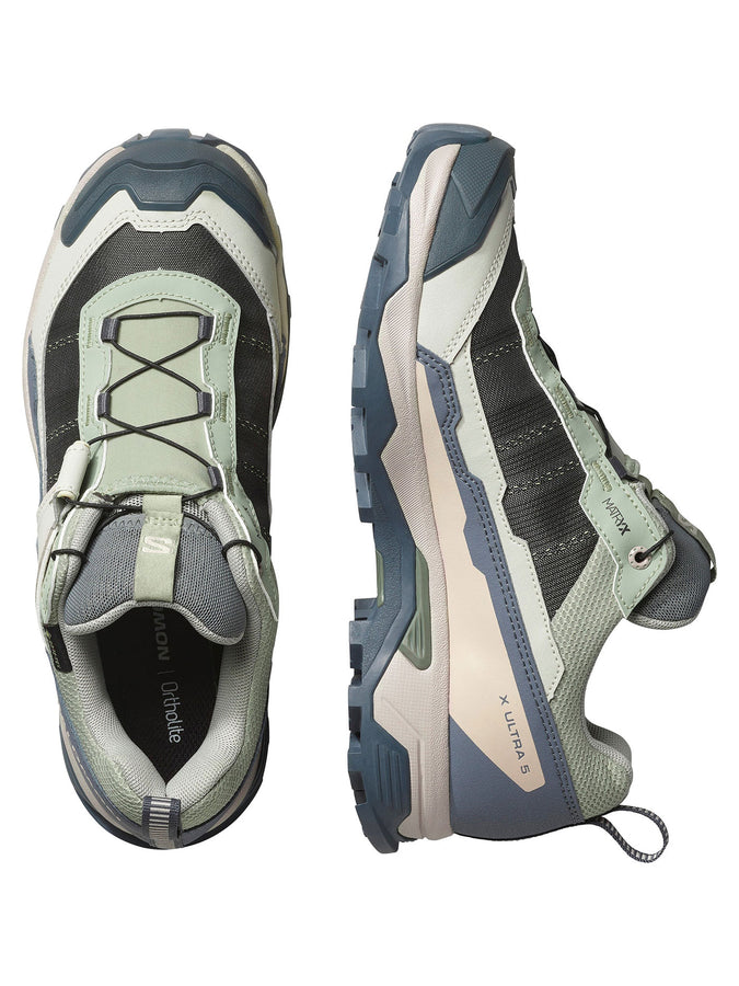 Salomon X Ultra 5 GTX Seagrass/Turbulence/Tender Peach Shoes | SEAGRASS/TURBULENCE/TNDR PEACH