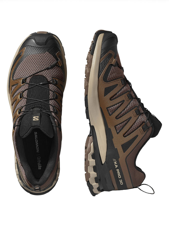 Salomon XA Pro 3D V9 Falcon/Desert Tan/Black Shoes | FALCON/DESERT TAN/BLACK