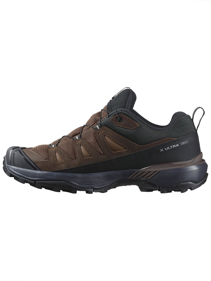Salomon X Ultra 360 Leather GTX Dark Earth/Sharkskin Shoes | DARK EARTH/DELICIOSO/SHARKSKIN