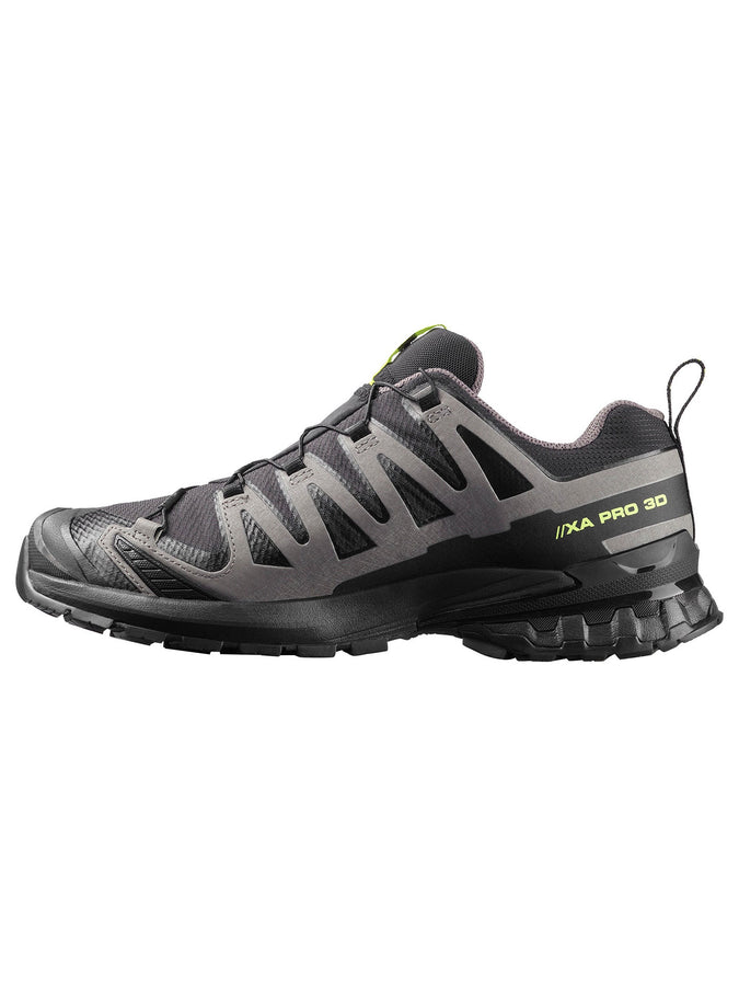 Salomon XA Pro 3D V9 GTX Black/Dark Gull Gray/Acid Lime Shoes | BLACK/DARK GULL GREY/ACID LIME