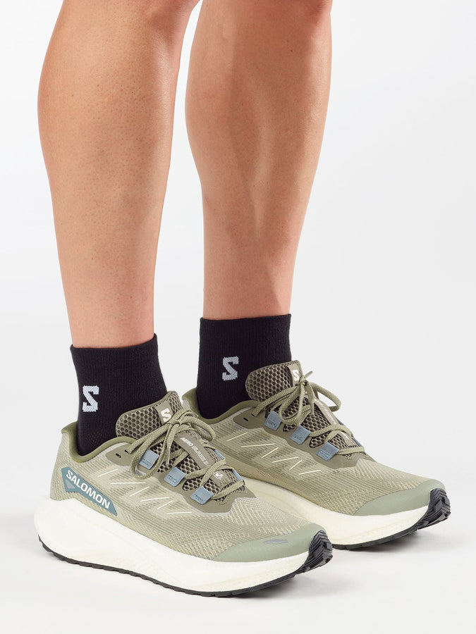 Salomon Aero Blaze 3 GRVL Tea/Vanilla/Lchn Shoes Spring 2026 | TEA/VANILLA ICE/DP LCHN GREEN