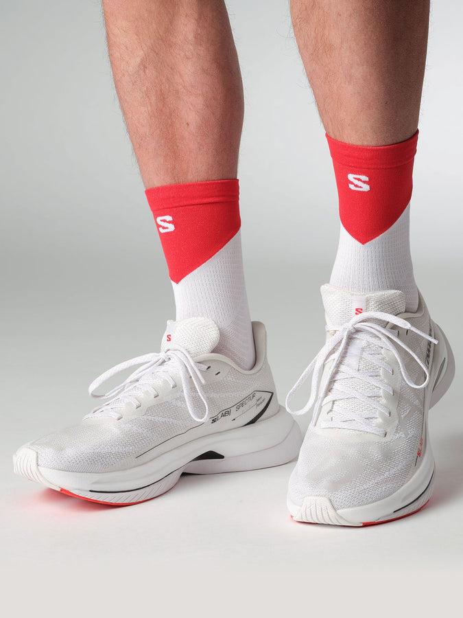 Salomon S/Lab Spectur White/Fiery Red/Black Shoes | WHITE/FIERY RED/BLACK