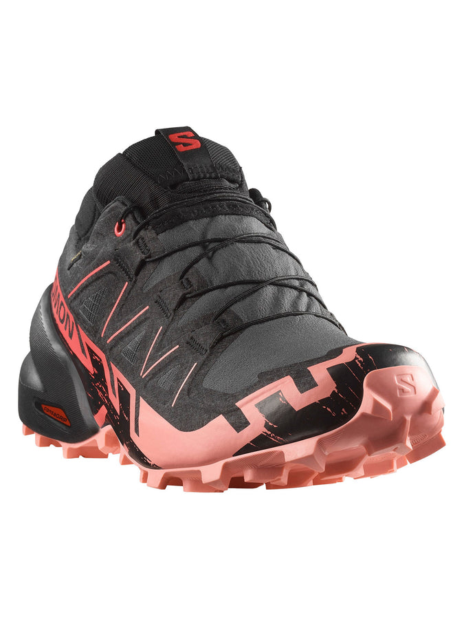 Salomon Speedcross 6 GTX Nine Iron/Black/Flamingo Pink Shoes | NINE IRON/BLACK/FLAMINGO PINK