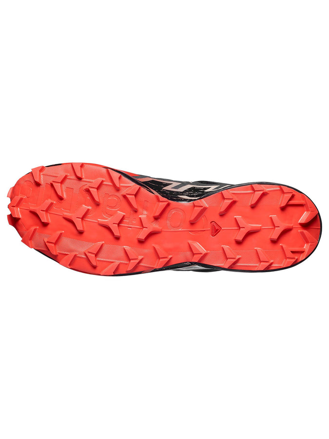 Salomon Speedcross 6 GTX Black/Fiery Red/Almond Milk Shoes | BLACK/FIERY RED/ALMOND MILK