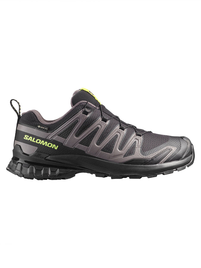 Salomon XA Pro 3D V9 GTX Black/Dark Gull Gray/Acid Lime Shoes | BLACK/DARK GULL GREY/ACID LIME