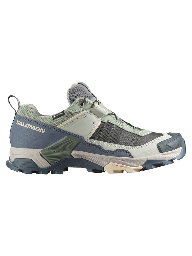 Salomon X Ultra 5 GTX Seagrass/Turbulence/Tender Peach Shoes | SEAGRASS/TURBULENCE/TNDR PEACH