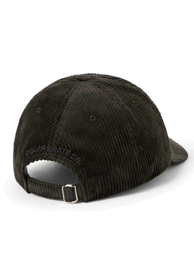 Polar Skate Co. Sam Cord Strapback Hat | DIRTY BLACK