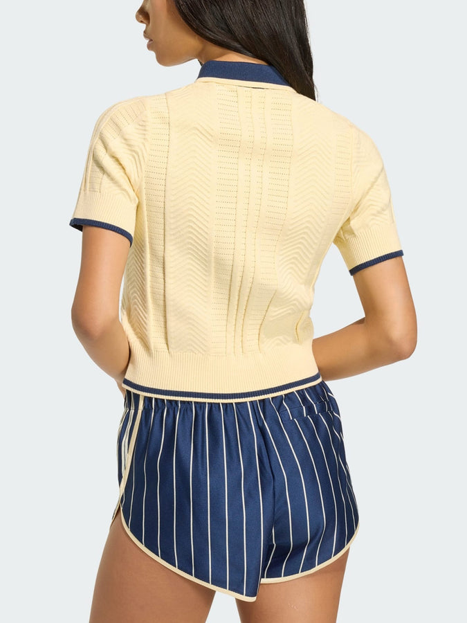 Adidas Firebird Vanilla Short Sleeve Polo Fall 2026 | VANILLA