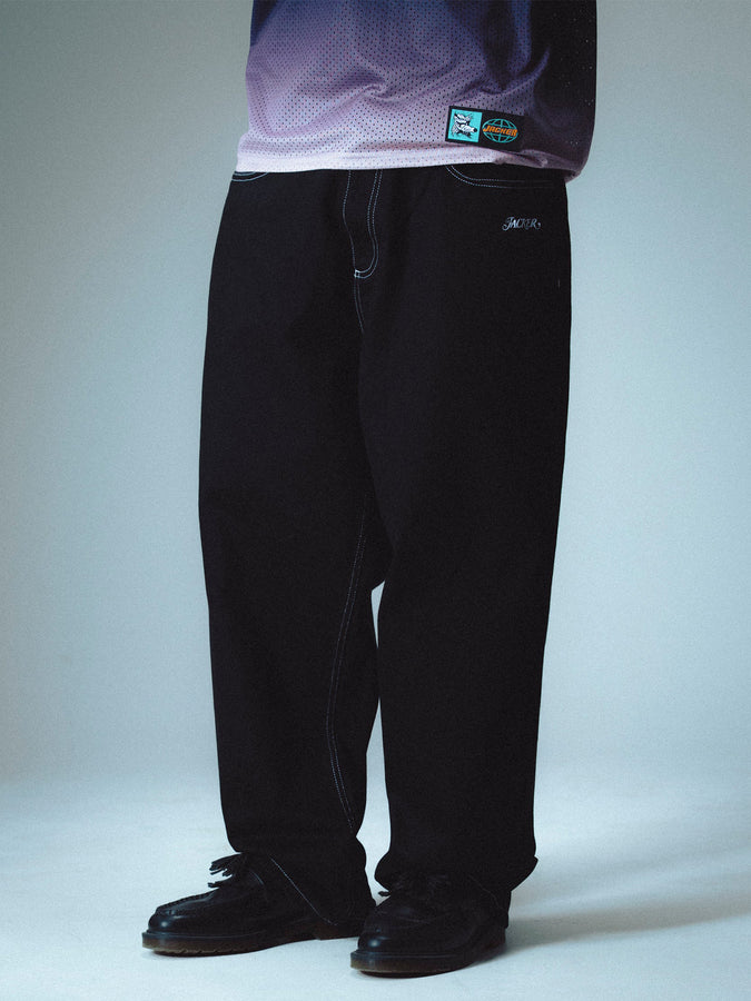 Jacker Classic Baggy Black Jeans Summer 2026 | BLACK