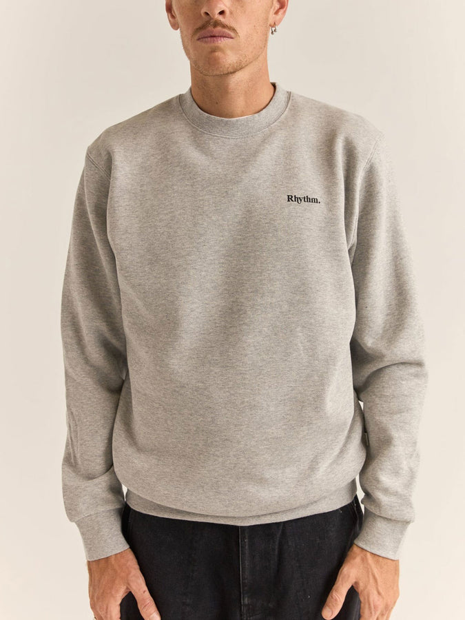 Rhythm Brand Crewneck Sweatshirt Fall 2026 | GREY HEATHER