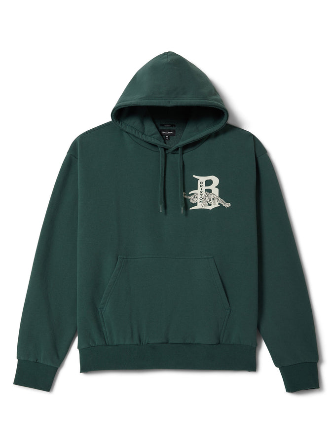 Brixton Predator Hoodie Spring 2026 | PRIMAL GREEN WORN WASH