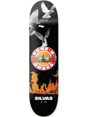 Primitive x Guns N Roses Silvas Next Door Skateboard Deck