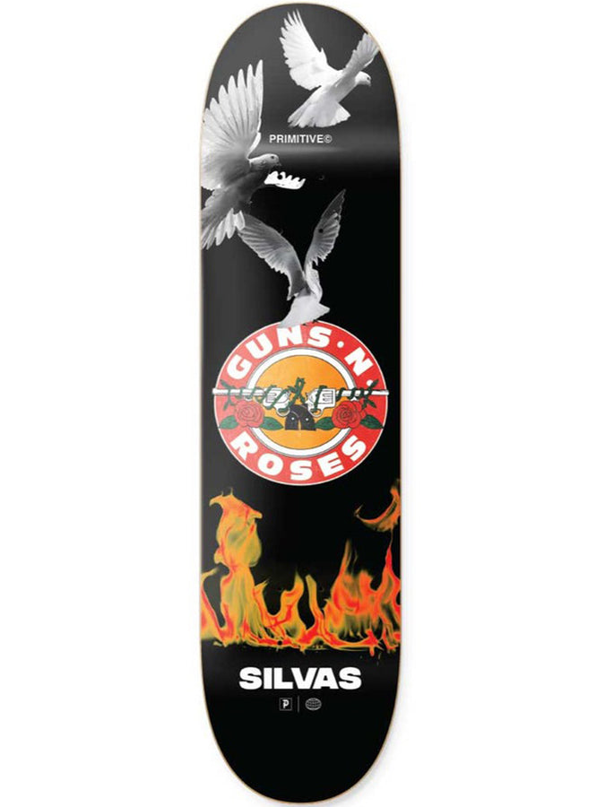 Primitive x Guns N Roses Silvas Next Door Skateboard Deck | BLACK