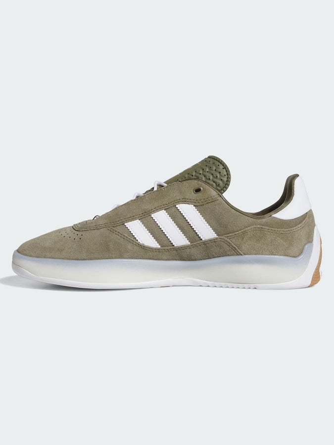 Adidas Puig Olive Strata/White/Gold Met Shoes Fall 2025 | OLIVE STRATA/WHITE/GOLD MET