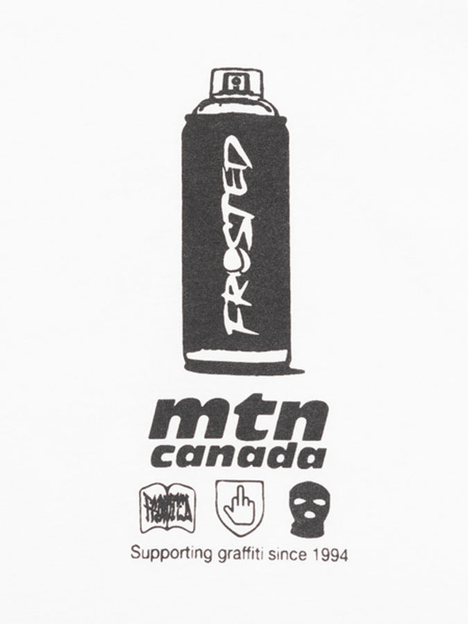 Frosted Paintcan x Mtn T-Shirt Spring 2026 | WHITE