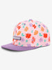Headster Painted Flowers Snapback Hat