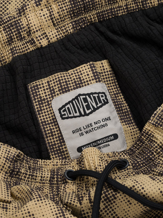 Souvenir Parachute Pants Winter 2026 | BROWN BLOTCH PRINT