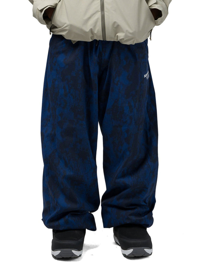Souvenir Parachute 2027 – Insulated Pants | PETROL BLUE BLOTCH PRINT