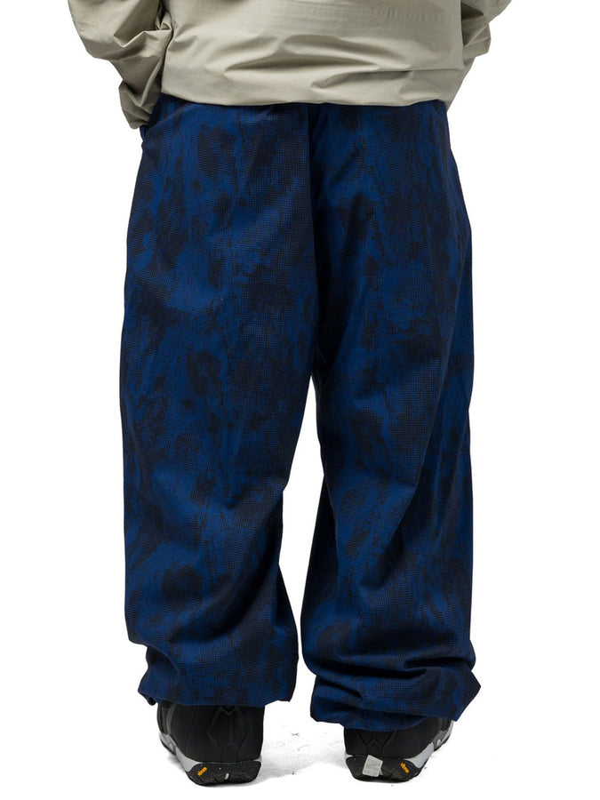 Souvenir Parachute 2027 – Insulated Pants | PETROL BLUE BLOTCH PRINT