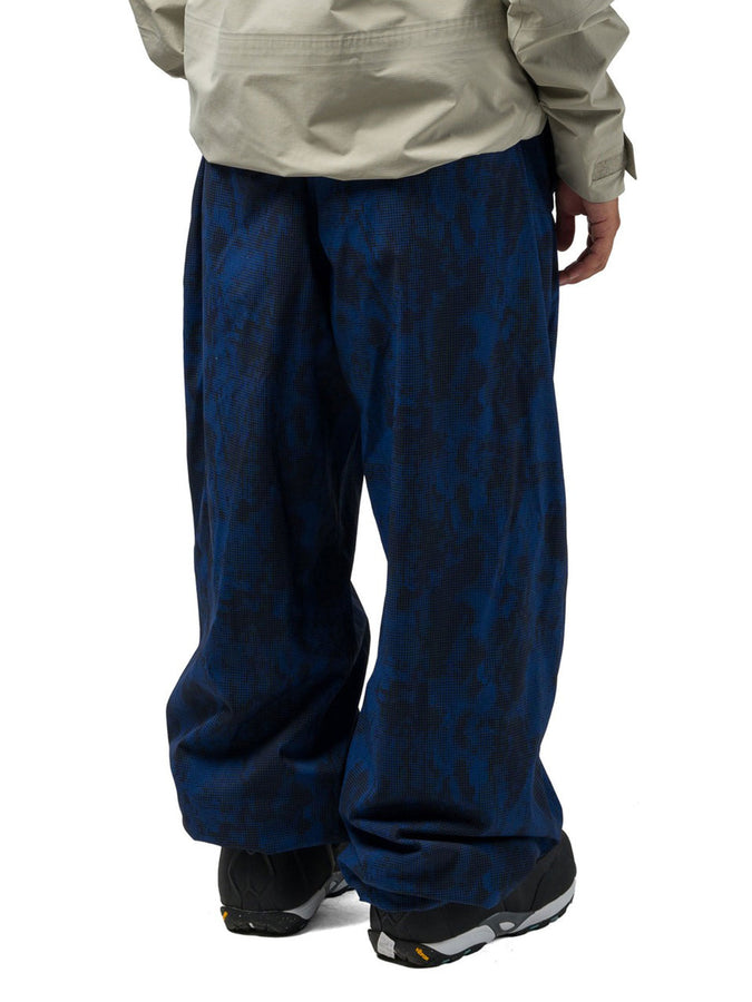 Souvenir Parachute 2027 – Insulated Pants | PETROL BLUE BLOTCH PRINT