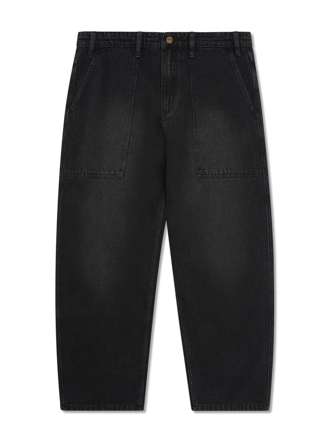 Butter Goods Patch Pocket Men Faded Black Jeans | FADED BLACK