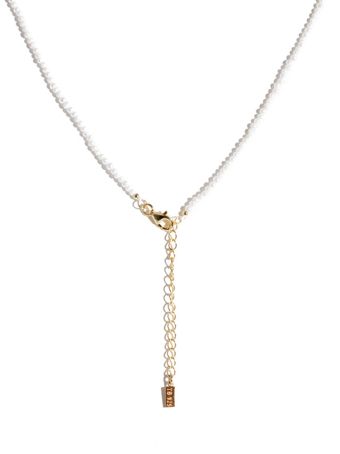 Treasure Box Infinity Freshwater Pearl Necklace In Gold | GOLD