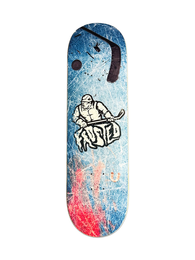 Frosted x Pétroliers Skateboard Deck | BLUE/RED
