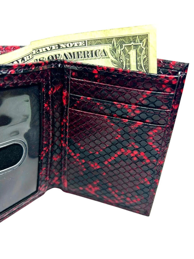 Loosey Chain Gang Wallet | RED SNAKE SKIN