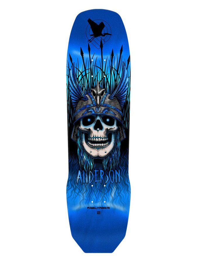 Powell Anderson Heron Blue Foil 8.45'' Skateboard Deck | BLUE FOIL