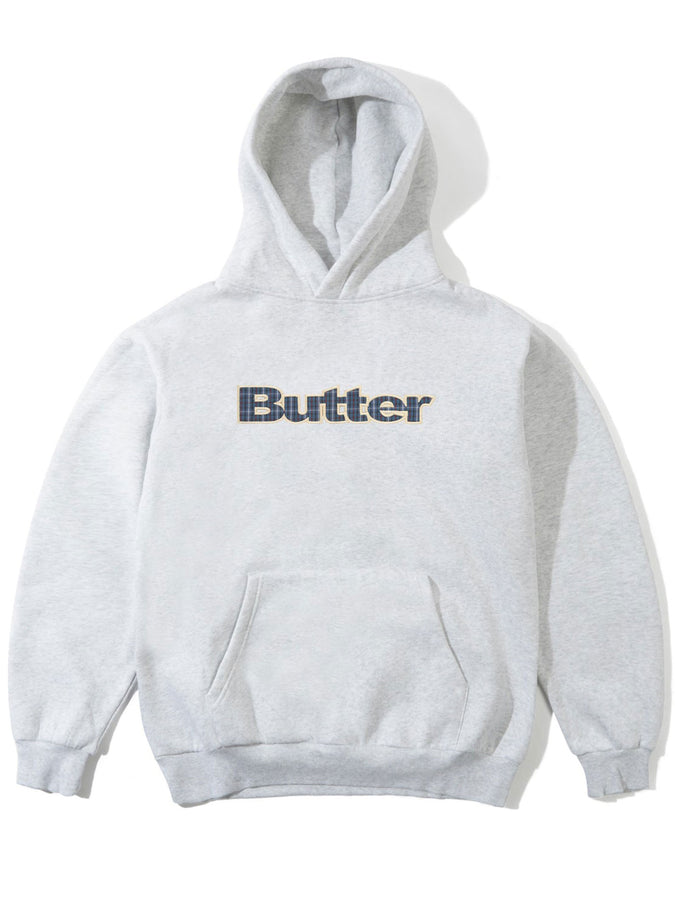 Butter Goods Plaid Logo Applique Hoodie Spring 2026 | ASH