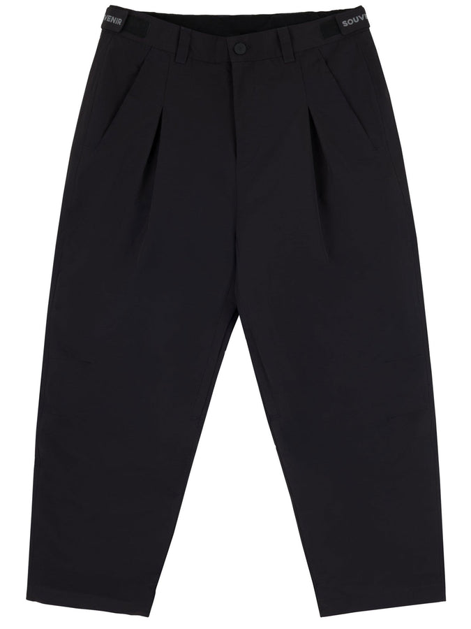 Souvenir Pleated Chino Pants Winter 2026 | BLACK