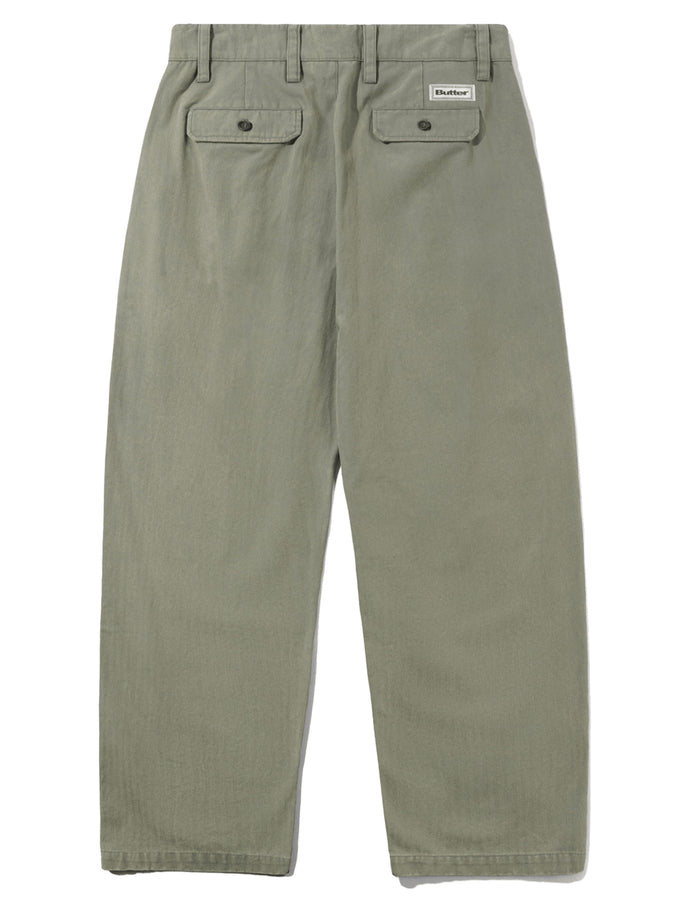 Butter Goods Pleated Trousers Fall 2026 | WASHED FATIGUE