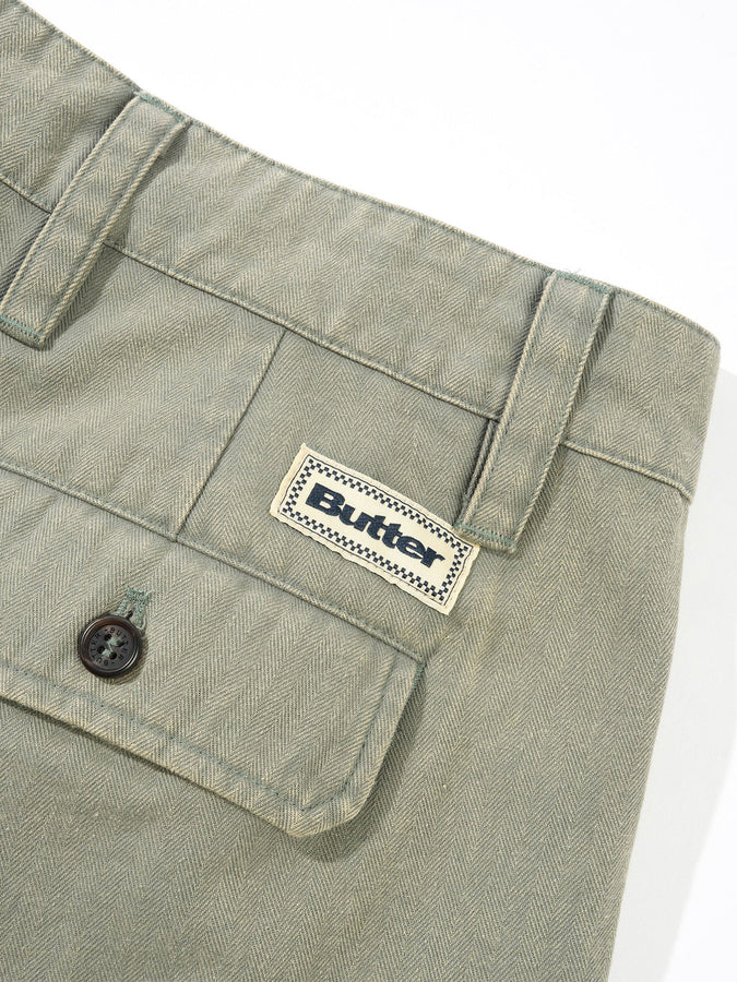 Butter Goods Pleated Trousers Fall 2026 | WASHED FATIGUE