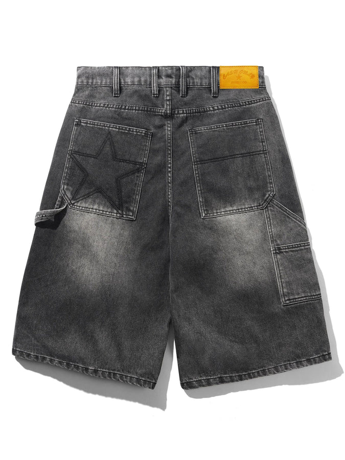 Cash Only Point Denim Shorts Spring 2026 | WORK GREY