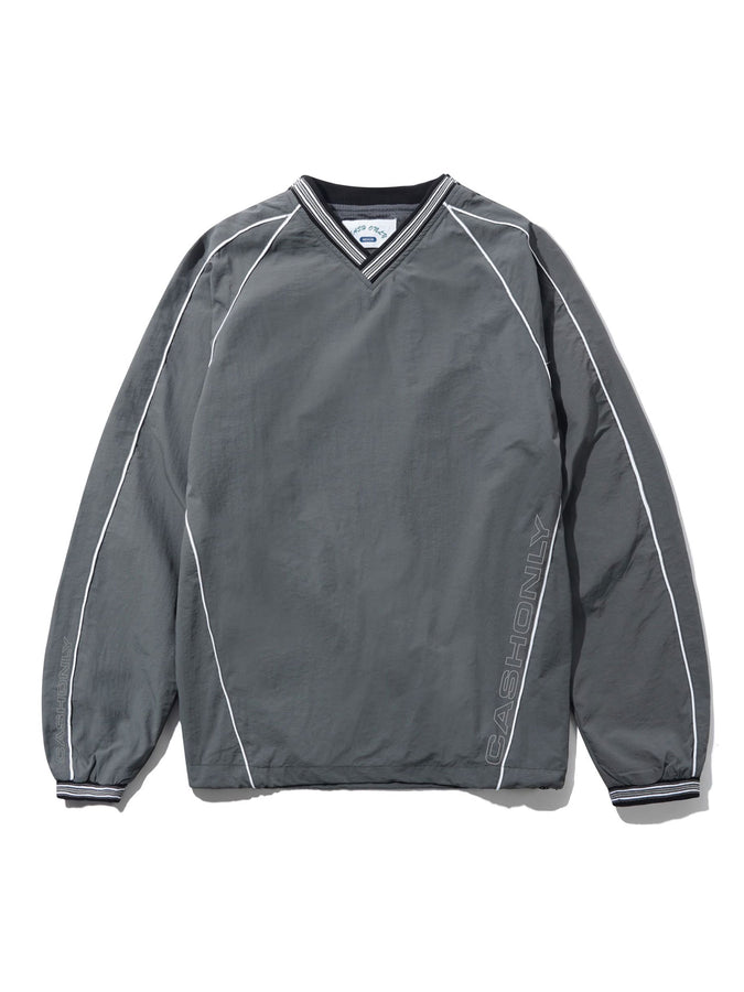 Cash Only Point Nylon Sweater Holiday 2025 | GREY