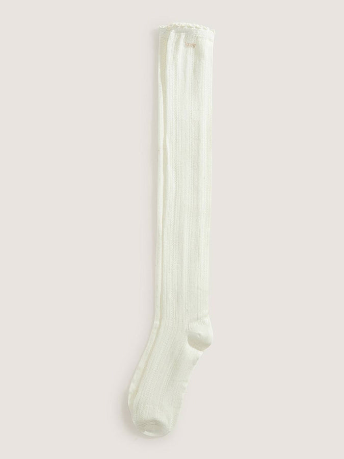 Vans Pointelle Knee Hi Socks | MARSHMALLOW (FS8)
