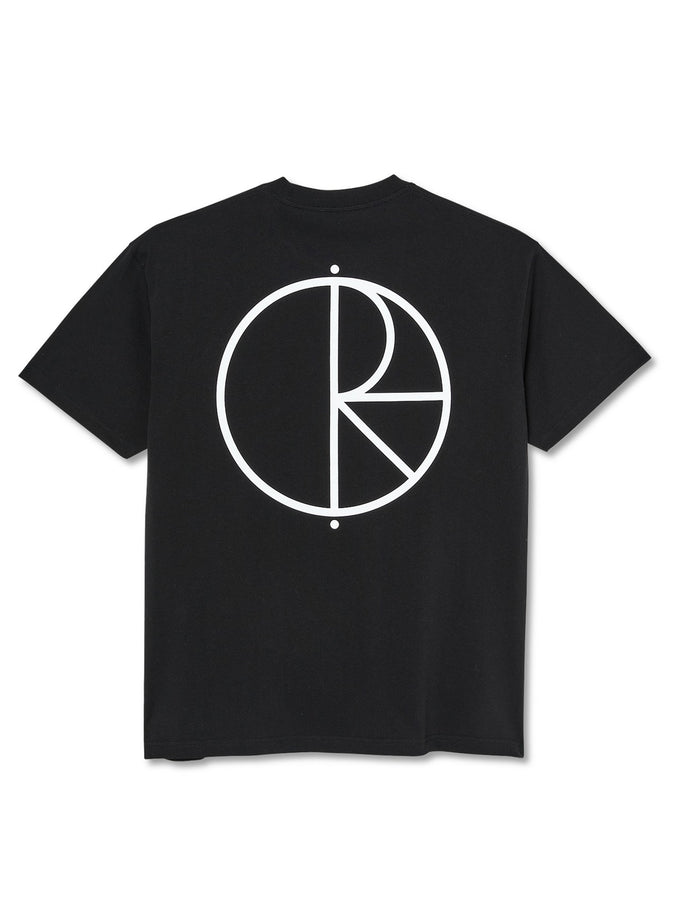 Polar Skate Co. Stroke Logo T-Shirt Spring 2024 | BLACK